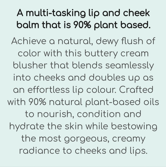 Beautaniq Beauty London Butter Lip & Cheek Balm 2 Pk Peach Blush & Mauve Lychee - Picture 14 of 14